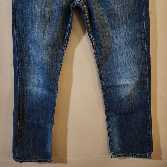 Blend Denim Mens Tornado Button Fly Straight Jeans Size 31 x 30 Short Low Rise - Picture 4 of 14
